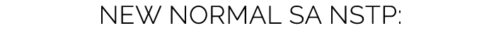 New Normal sa NSTP:
