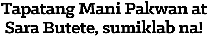 Tapatang Mani Pakwan at Sara Butete, sumiklab na 