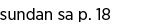 sundan sa p  18