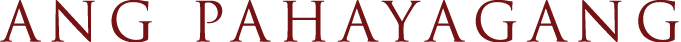 ANG PAHAYAGANG