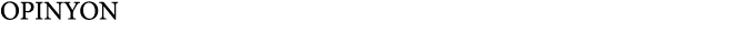 OPINYON