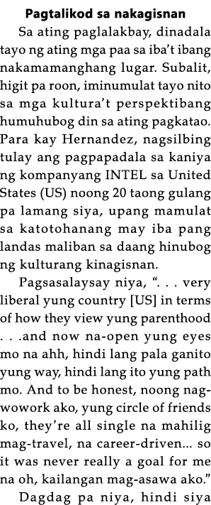 Pagtalikod sa nakagisnan Sa ating paglalakbay, dinadala tayo ng ating mga paa sa iba t ibang nakamamanghang lugar  Su   