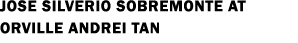Jose Silverio Sobremonte at Orville Andrei Tan