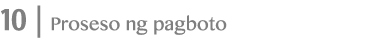 10   Proseso ng pagboto