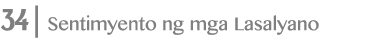34   Sentimyento ng mga Lasalyano